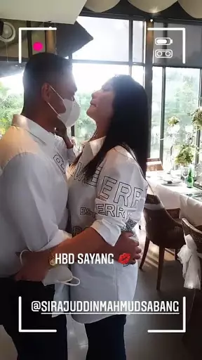 kejutan ultah Sirajudin Mahmud Instagram