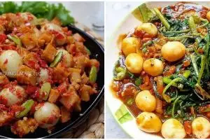 10 Resep tumis telur puyuh, enak, praktis, dan antibosan