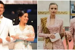 Gaya 12 pasangan seleb kenakan busana karya Anne Avantie