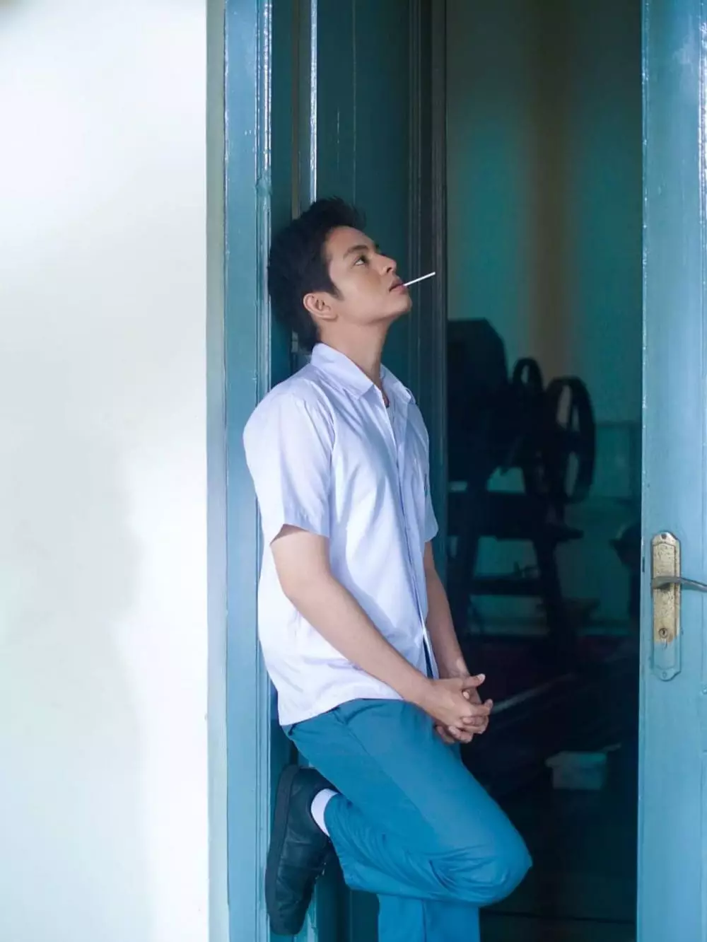 potret Angga Yunanda pakai seragam © 2021 brilio.net