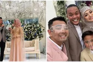 Beda gaya 7 seleb jadi MC pernikahan, Ayu Dewi tampil anggun