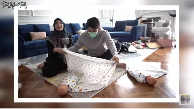 Zaskia Sungkar & Irwansyah belajar rawat bayi © 2021 brilio.net