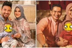 Momen pemotretan 8 seleb bareng anak pertama, gemesin parah