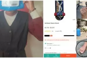 10 Momen customer coba barang belanjaan dari online shop, kocak