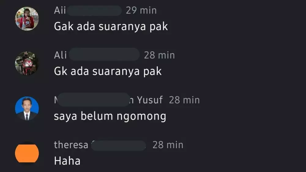 Momen lucu sekolah online © berbagai sumber
