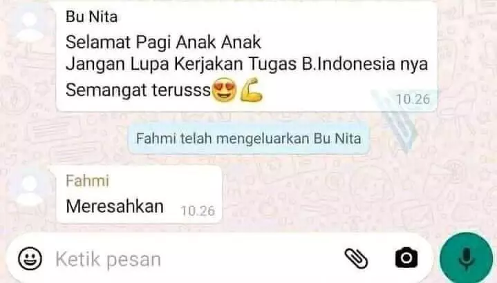 Momen lucu sekolah online © berbagai sumber