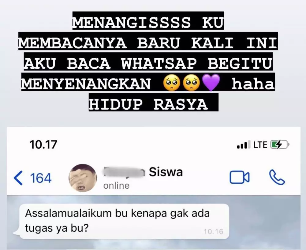 Momen lucu sekolah online © berbagai sumber