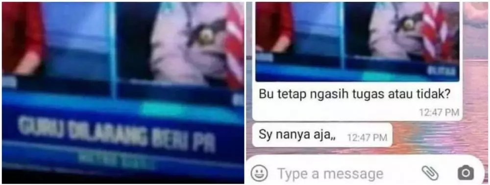 Momen lucu sekolah online © berbagai sumber