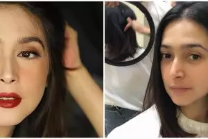 Punya alis tebal alami, foto 15 seleb tanpa makeup ini curi perhatian