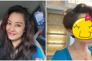 7 Potret terbaru Putri Patricia dengan rambut pendek, bikin pangling