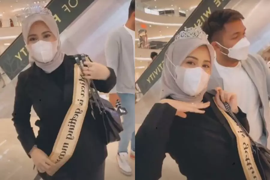 potret bridal shower seleb diarak keliling mal © berbagai sumber