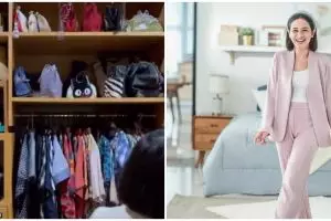 Intip 10 potret walk in closet Andien Aisyah, ada ruang declutter-nya