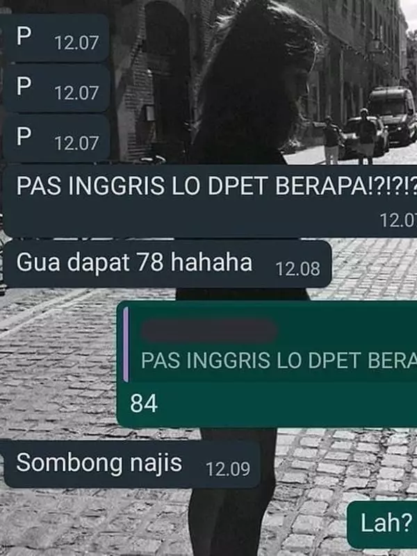 chat orang sombong secara halus Berbagai sumber