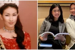 Momen 4 mantan Putri Indonesia dan anak ini bak kakak adik