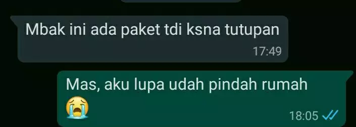 Balasan chat antar paket © berbagai sumber