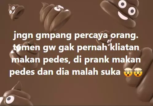 status fb gagal  bikin prank Berbagai sumber