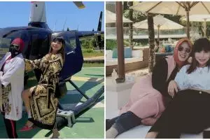 10 Potret Rohimah dan Eva Belisima liburan ke Bali, kompak abis