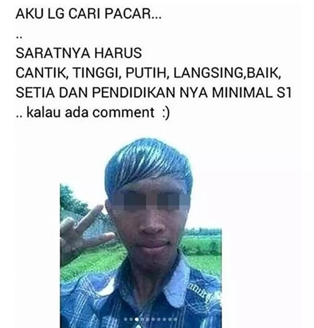 status cari jodoh fb © Berbagai Sumber