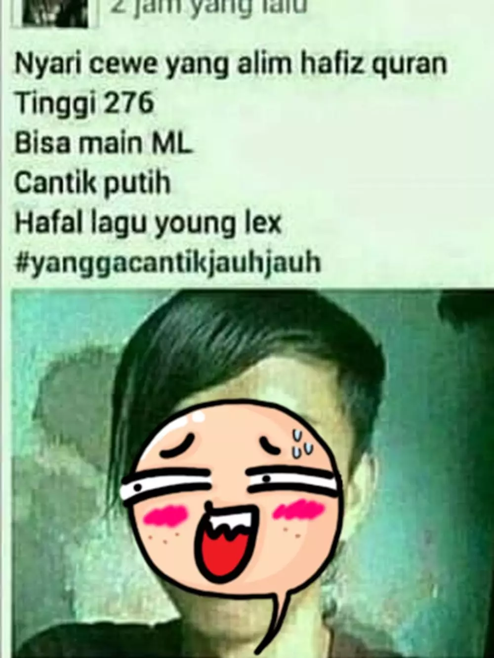 status cari jodoh fb © Berbagai Sumber