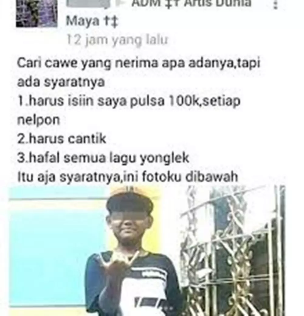 status cari jodoh fb © Berbagai Sumber