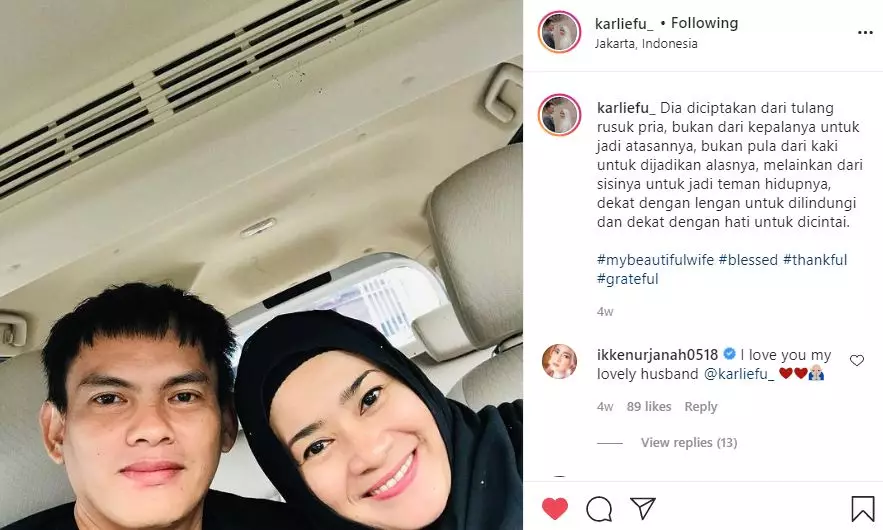 caption romantis Karlie © Instagram caption romantis Karlie © Instagram