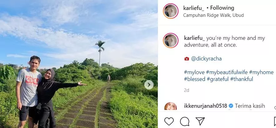 caption romantis Karlie © Instagram caption romantis Karlie © Instagram