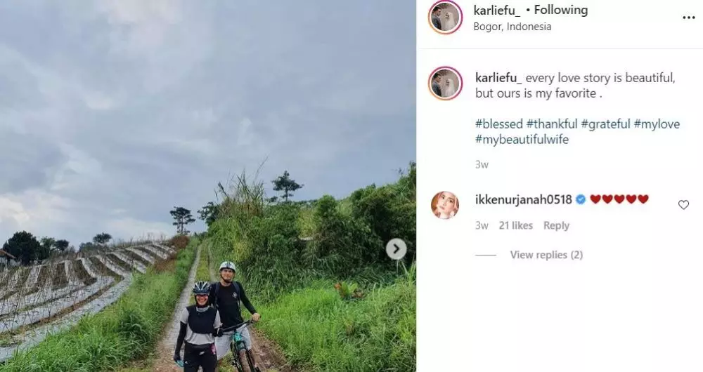 caption romantis Karlie © Instagram caption romantis Karlie © Instagram