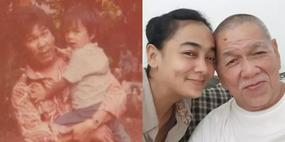 Attar Syach dan Ananda Lontoh reka ulang foto lawas © 2021 brilio.net