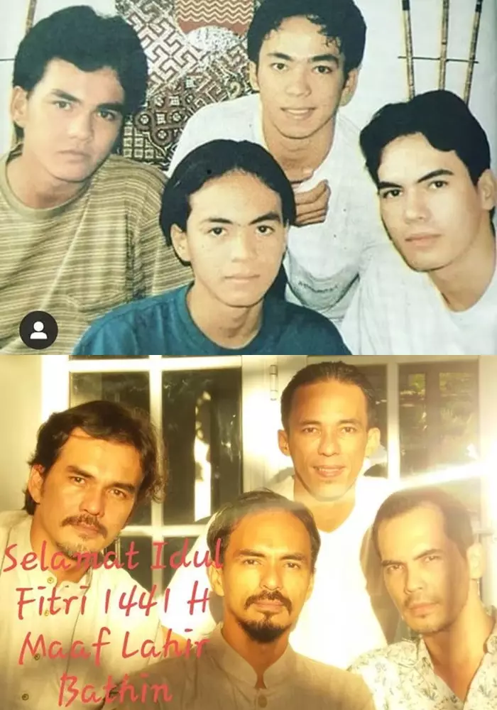 Attar Syach dan Ananda Lontoh reka ulang foto lawas © 2021 brilio.net