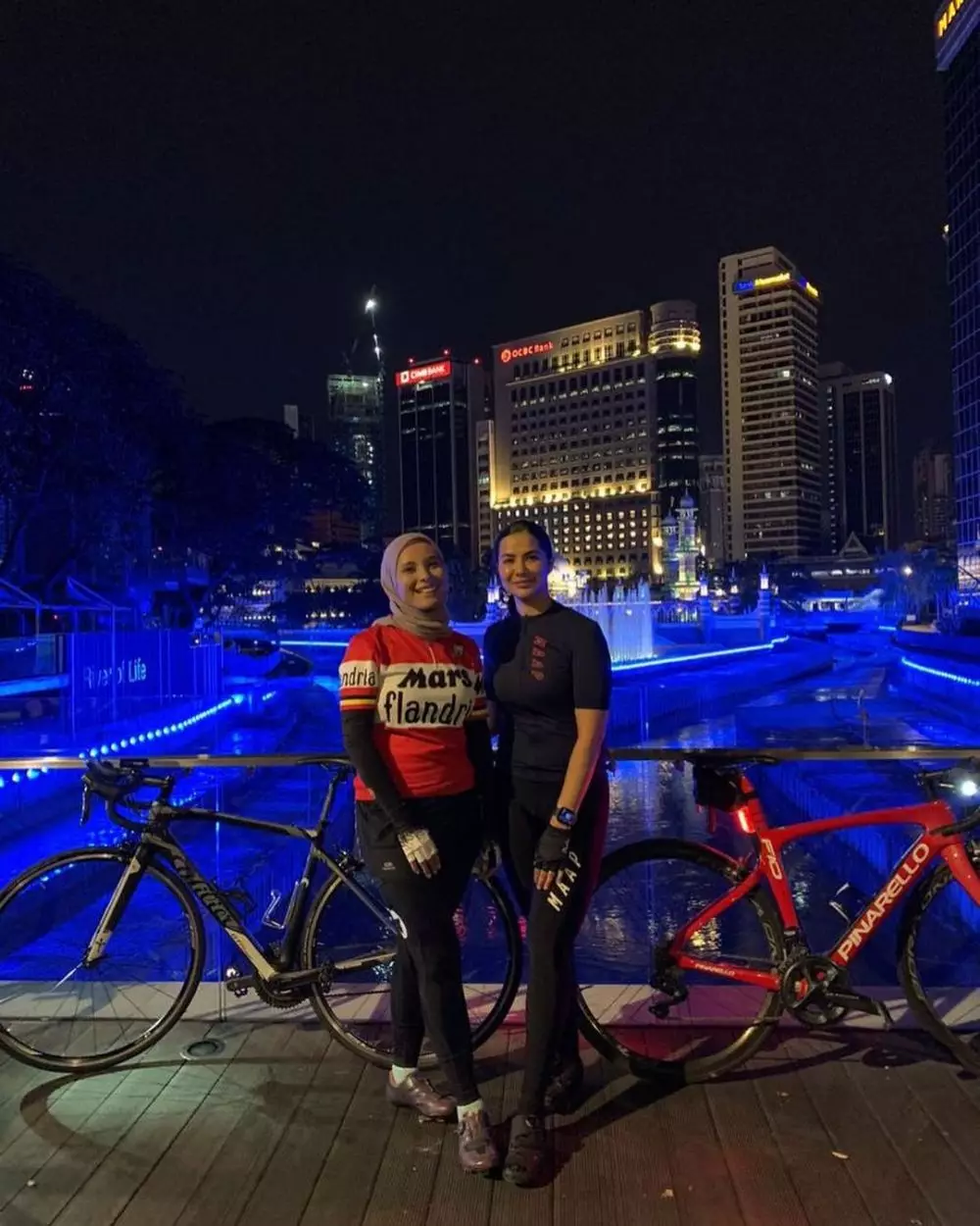 Noor Nabila bersepeda © 2021 Instagram