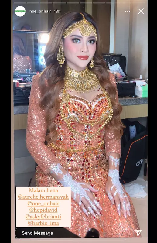 Henna Night Aurel Hermansyah © 2021 brilio.net Henna Night Aurel Hermansyah © 2021 brilio.net