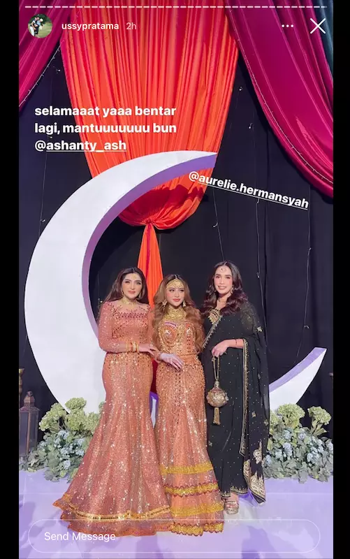 seleb di Henna Night Aurel Hermansyah © 2021 brilio.net