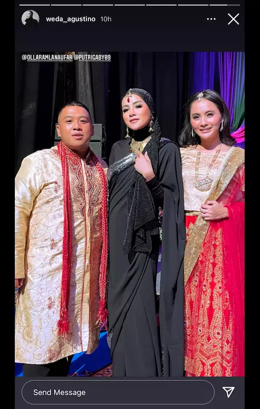 seleb di Henna Night Aurel Hermansyah © 2021 brilio.net