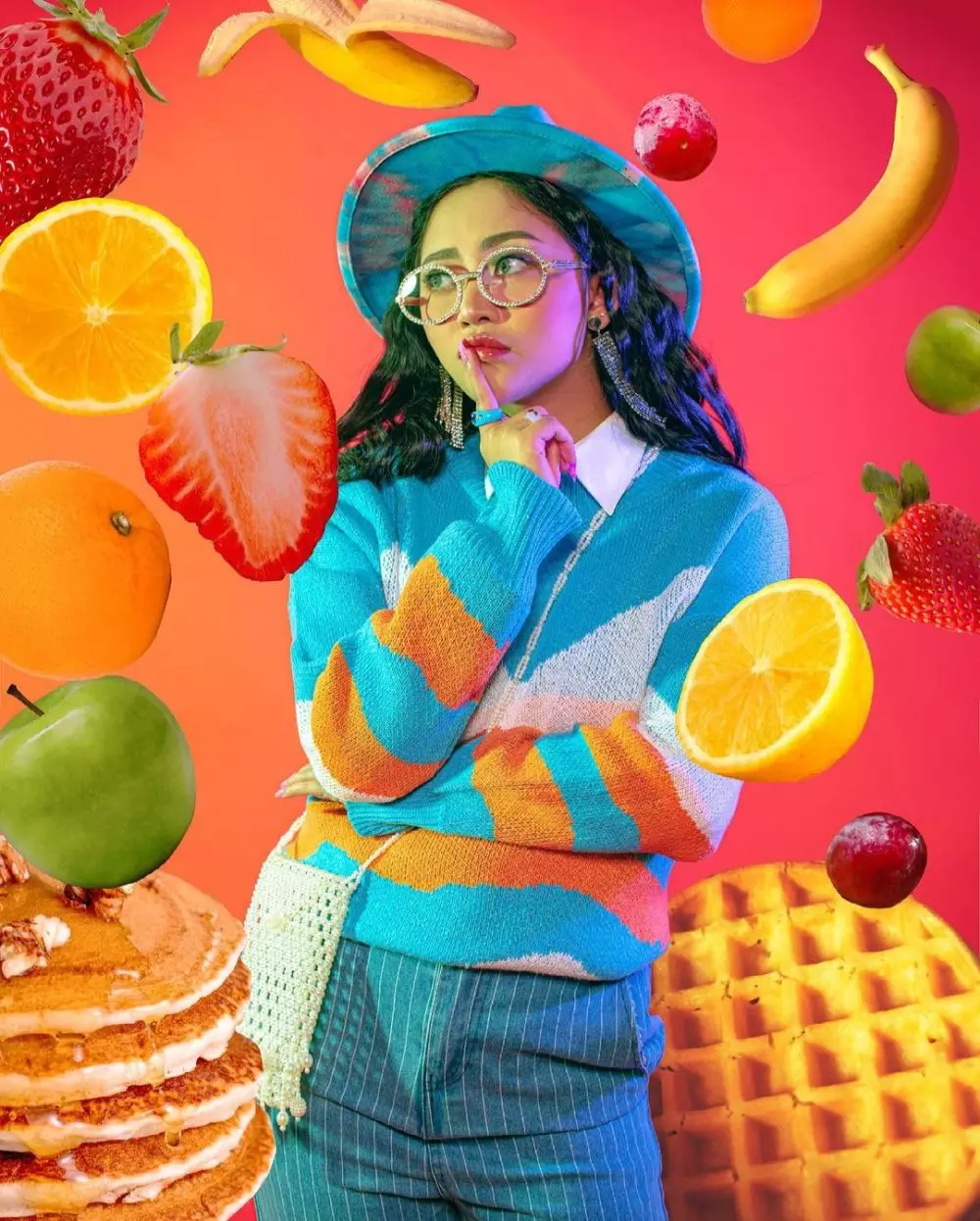 Seleb pemotretan bertema colorful © Instagram Seleb pemotretan bertema colorful © Instagram