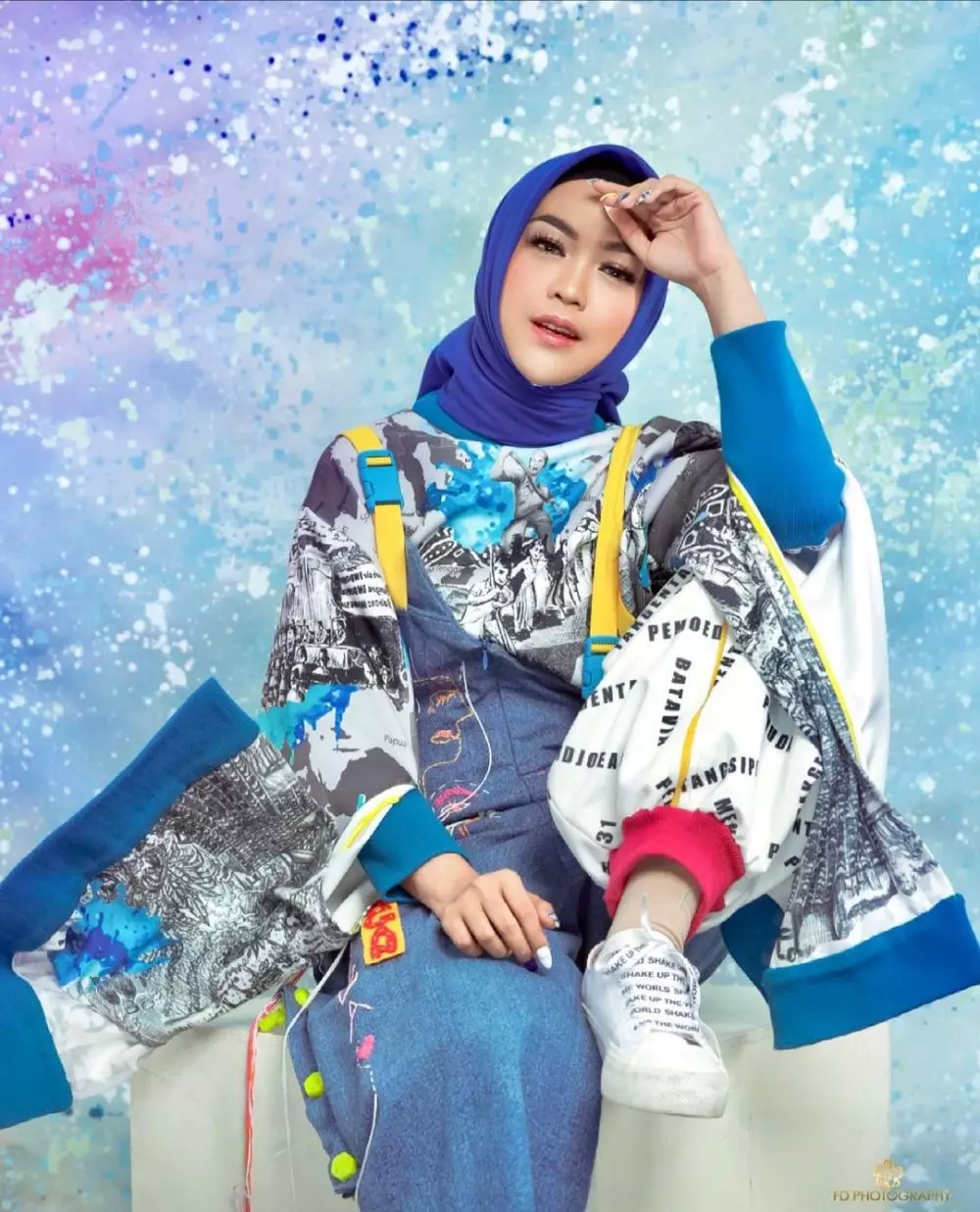 Seleb pemotretan bertema colorful © Instagram Seleb pemotretan bertema colorful © Instagram