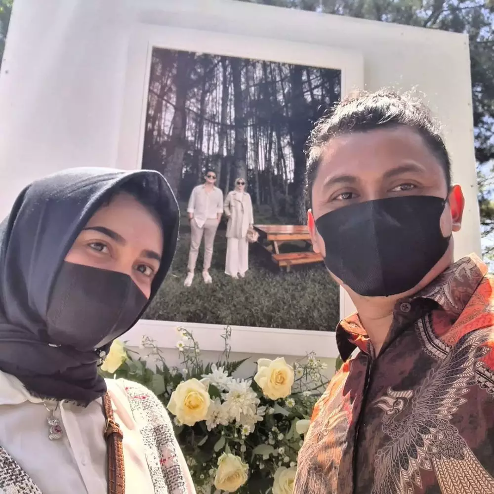 Momen tim sinetron Ikatan Cinta hadiri pernikahan Ikbal Fauzi © Instagram