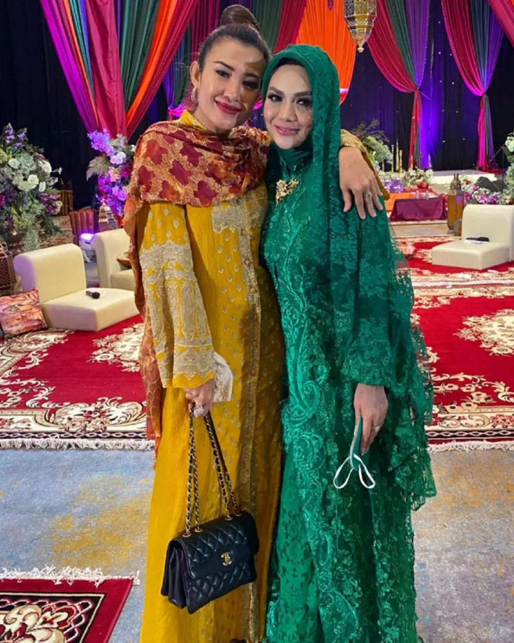 potret krisdayanti di pengajian aurel © berbagai sumber