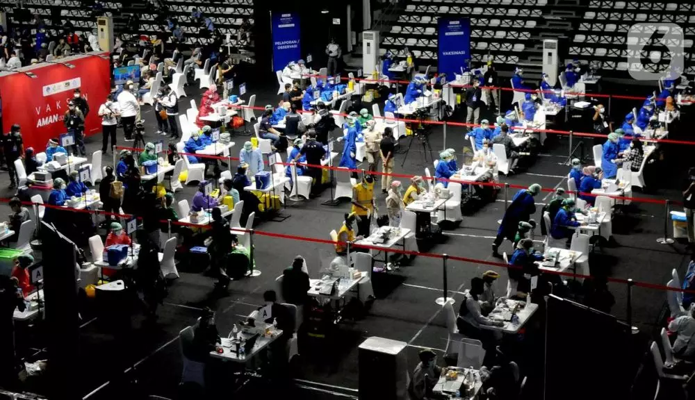 vaksinasi wartawan © 2021 brilio.net