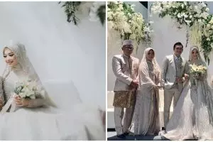10 Momen resepsi nikahan Ikbal Fauzi 'Ikatan Cinta', bernuansa outdoor