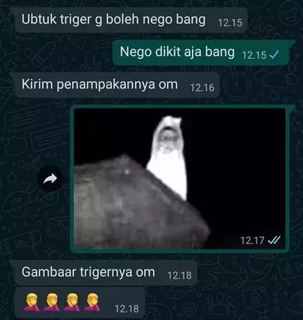 Chat penjual nggak niat dagang © Twitter