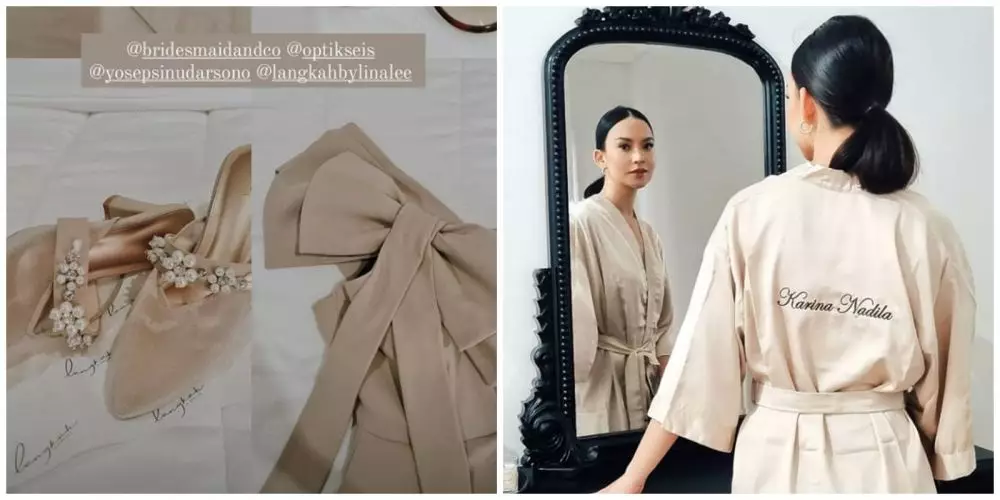 Potret anniversary pertama Bunga Jelitha dan suami © Instagram Potret anniversary pertama Bunga Jelitha dan suami © Instagram