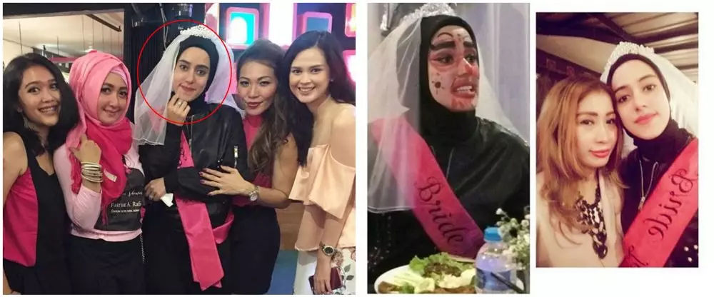 sebelum dan sesudah dirias bridal © 2021 brilio.net