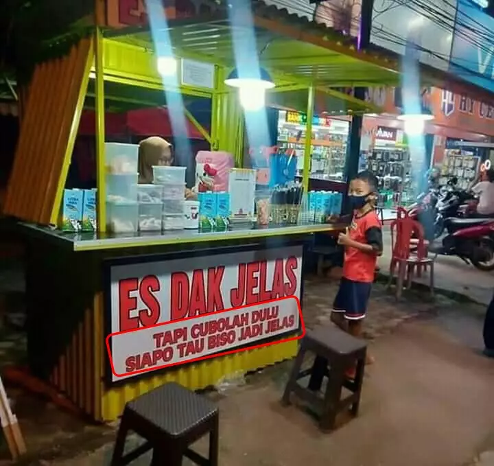 Slogan lucu penjual minum © berbagai sumber