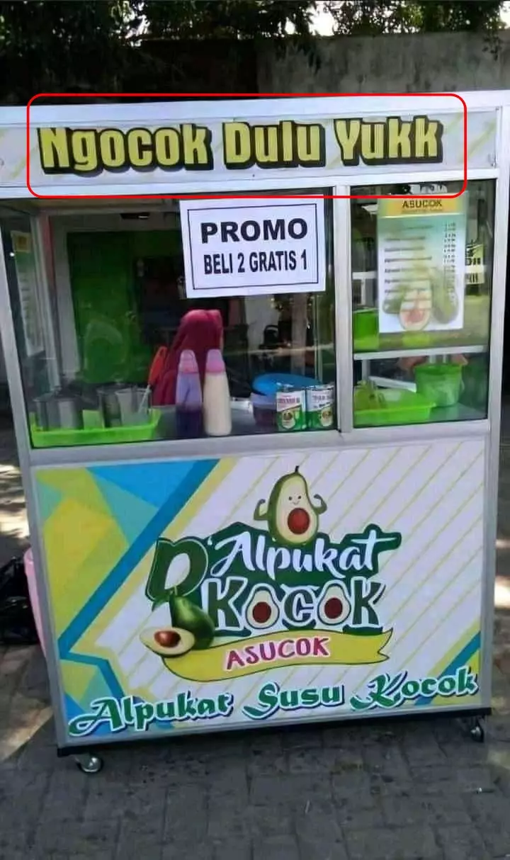 Slogan lucu penjual minum © berbagai sumber