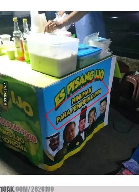 Slogan lucu penjual minum © berbagai sumber