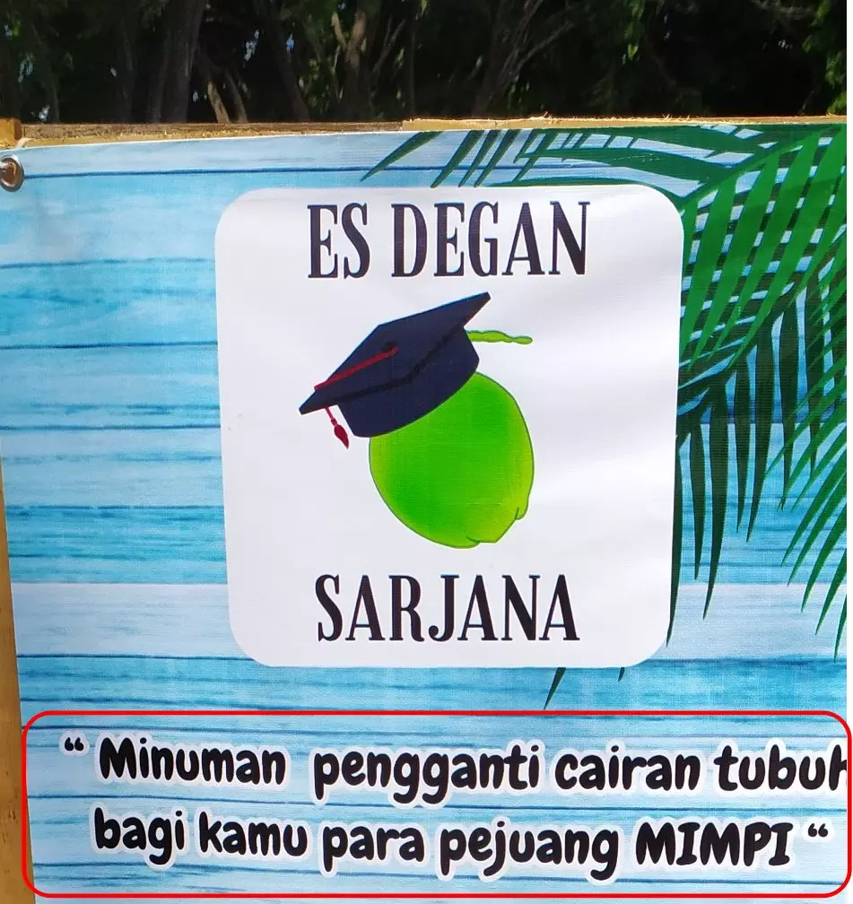 Slogan lucu penjual minum © berbagai sumber