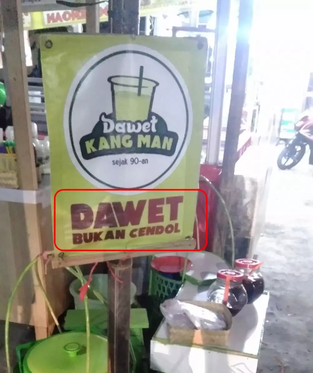 Slogan lucu penjual minum © berbagai sumber