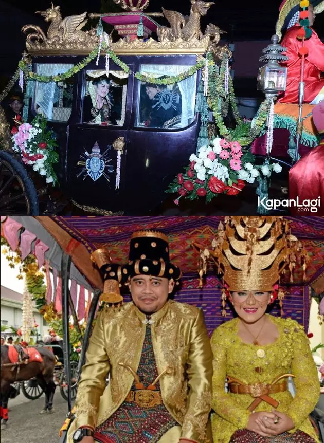 pernikahan seleb dengan arak-arakan © 2021 brilio.net