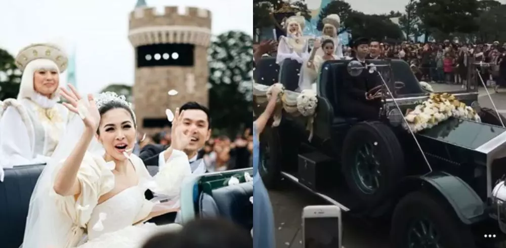 pernikahan seleb dengan arak-arakan © 2021 brilio.net