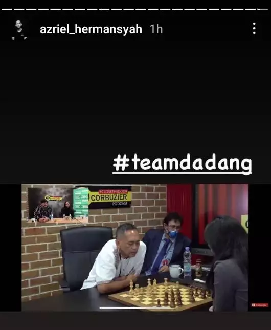 seleb nonton Dewa kipas vs irene © Instagram seleb nonton Dewa kipas vs irene © Instagram